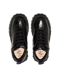 Sneakers basse in pelle nere di Eytys