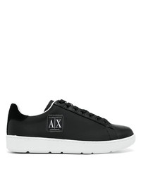 Sneakers basse in pelle nere di Armani Exchange
