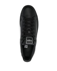 Sneakers basse in pelle nere di Balmain