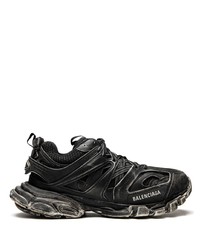 Sneakers basse in pelle nere di Balenciaga