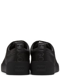 Sneakers basse in pelle nere di Hugo