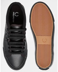 Sneakers basse in pelle nere di Fred Perry