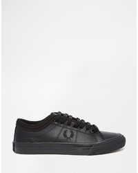 Sneakers basse in pelle nere di Fred Perry