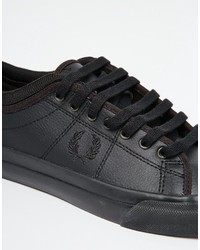 Sneakers basse in pelle nere di Fred Perry