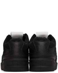 Sneakers basse in pelle nere di Jil Sander