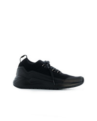 Sneakers basse in pelle nere di Buscemi