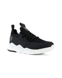 Sneakers basse in pelle nere di Philipp Plein