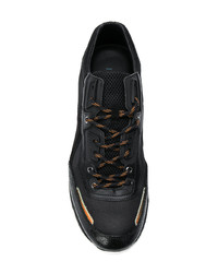 Sneakers basse in pelle nere di Lanvin