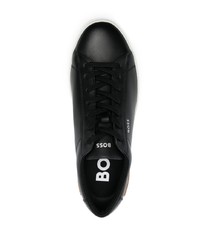 Sneakers basse in pelle nere di BOSS
