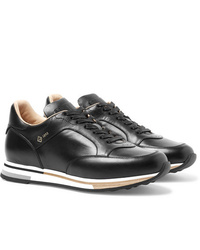Sneakers basse in pelle nere di Dunhill