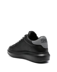 Sneakers basse in pelle nere di Karl Lagerfeld