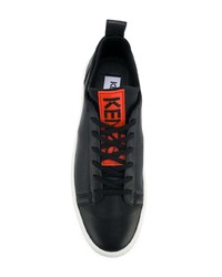 Sneakers basse in pelle nere di Kenzo