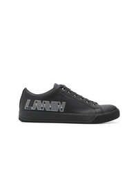 Sneakers basse in pelle nere di Lanvin