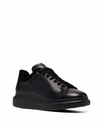 Sneakers basse in pelle nere di Alexander McQueen