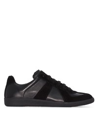 Sneakers basse in pelle nere di Maison Margiela