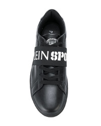 Sneakers basse in pelle nere di Plein Sport