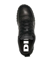 Sneakers basse in pelle nere di Diesel