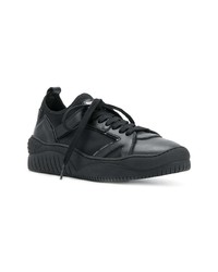 Sneakers basse in pelle nere di Just Cavalli