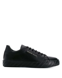 Sneakers basse in pelle nere di Philipp Plein