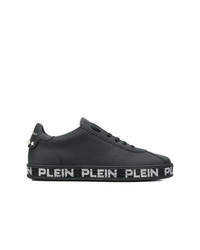 Sneakers basse in pelle nere di Philipp Plein