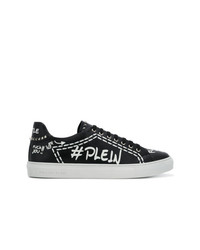 Sneakers basse in pelle nere di Philipp Plein