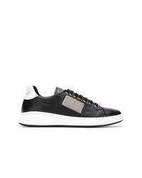 Sneakers basse in pelle nere di Philipp Plein