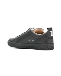 Sneakers basse in pelle nere di Lanvin