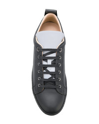 Sneakers basse in pelle nere di Lanvin