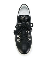 Sneakers basse in pelle nere di Tod's