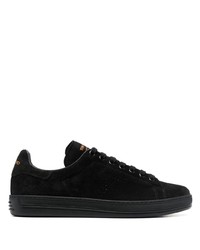 Sneakers basse in pelle nere di Tom Ford
