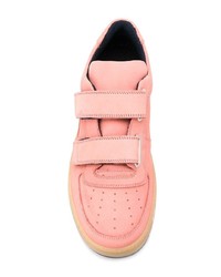 Sneakers basse in pelle rosa di Acne Studios