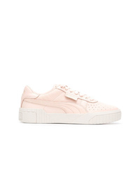 Sneakers basse in pelle rosa di Puma