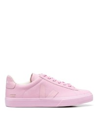 Sneakers basse in pelle rosa di Veja