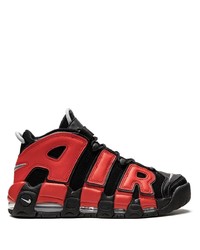 Sneakers basse in pelle rosse e nere di Nike