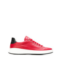 Sneakers basse in pelle rosse di Philipp Plein