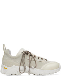 Sneakers basse in pelle scamosciata bianche di Our Legacy