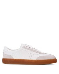 Sneakers basse in pelle scamosciata bianche di Ted Baker