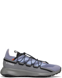 Sneakers basse in pelle scamosciata blu scuro di adidas Originals