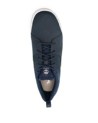 Sneakers basse in pelle scamosciata blu scuro di Timberland