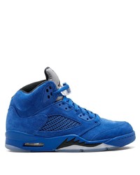 Sneakers basse in pelle scamosciata blu di Jordan