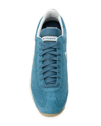 Sneakers basse in pelle scamosciata blu di Le Coq Sportif