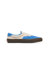 Sneakers basse in pelle scamosciata blu di Vans