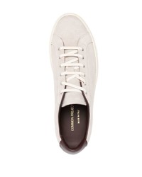 Sneakers basse in pelle scamosciata grigie di Common Projects