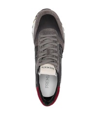 Sneakers basse in pelle scamosciata grigio scuro di Premiata