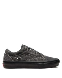 Sneakers basse in pelle scamosciata grigio scuro di Vans