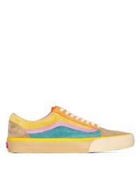 Sneakers basse in pelle scamosciata multicolori di Vans