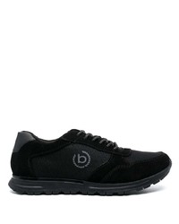 Sneakers basse in pelle scamosciata nere di Bugatti