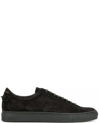 Sneakers basse in pelle scamosciata nere di Givenchy