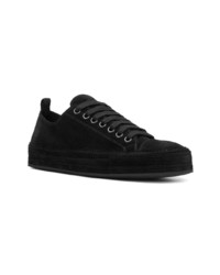 Sneakers basse in pelle scamosciata nere di Ann Demeulemeester