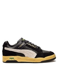 Sneakers basse in pelle scamosciata nere di Puma